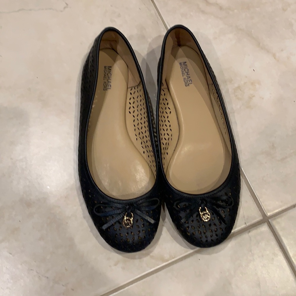 Black Micheal Khors ballet flats
